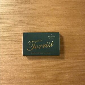 Torrisi matchbook